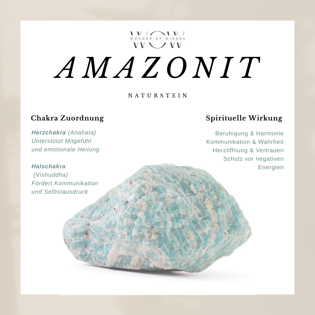 Naturstein Amazonit Frauen Armband