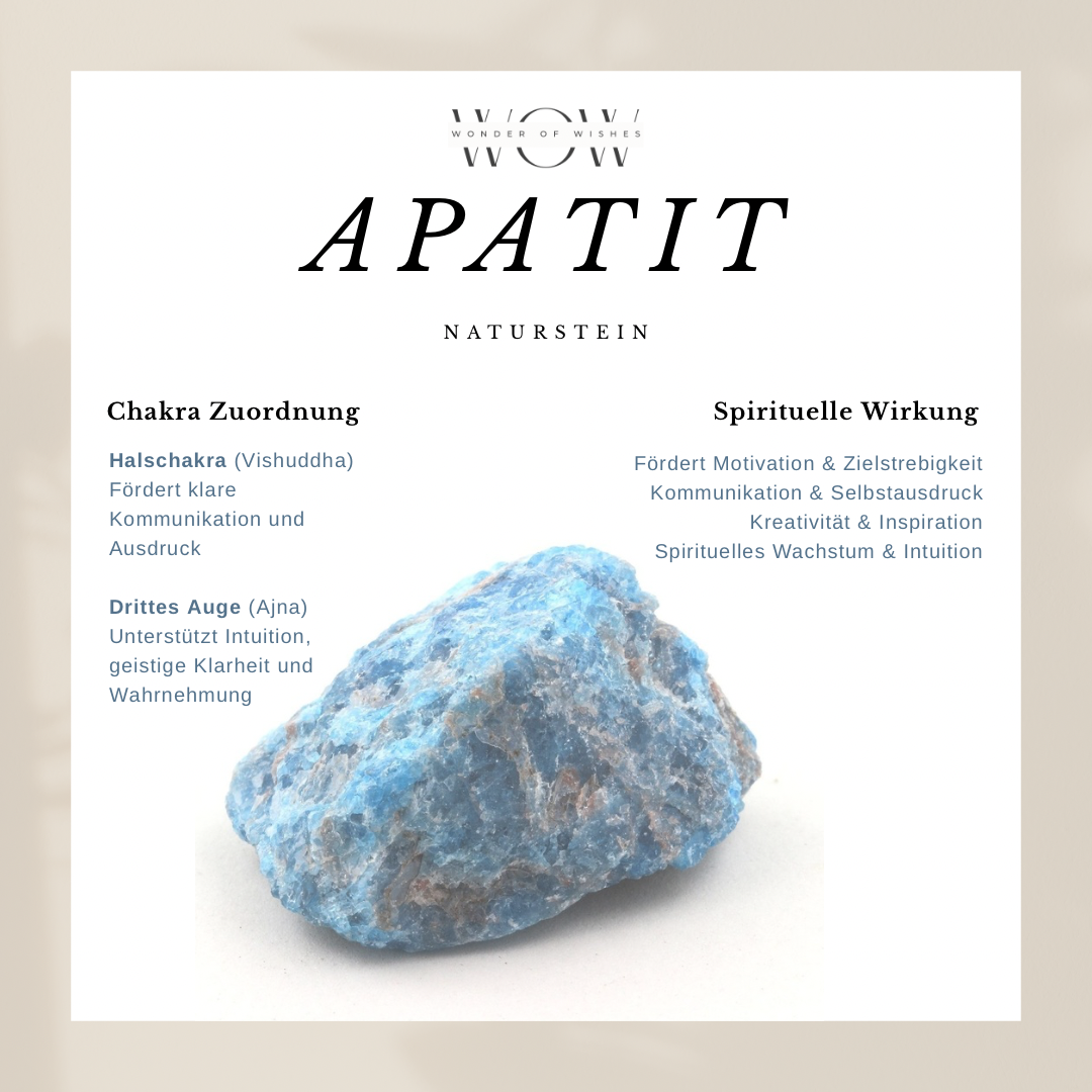 Naturstein Apatit Perlenring