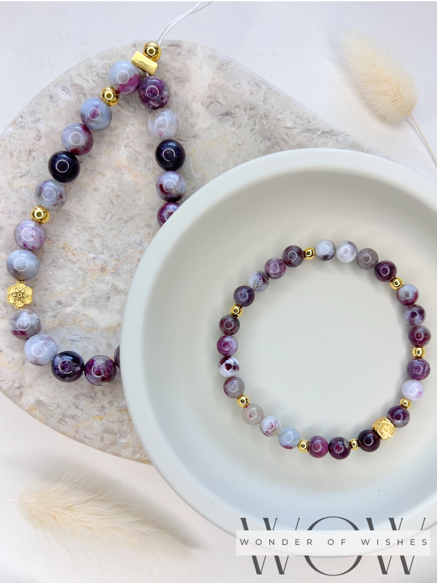 Naturstein Turmalin Frauen Armband
