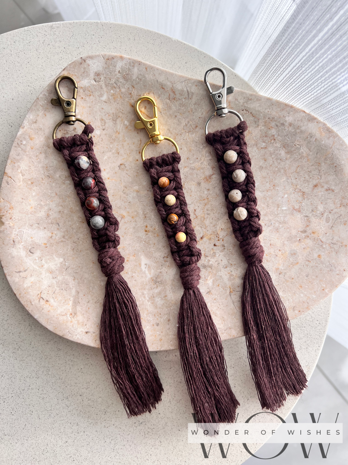 Makramee Schlüsselanhänger