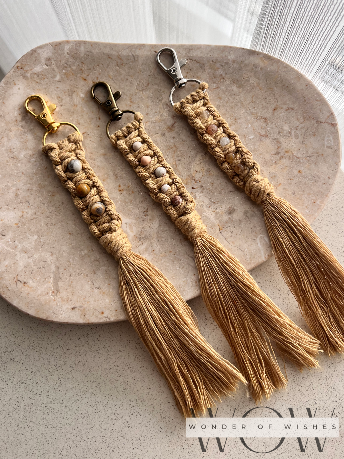 Makramee Schlüsselanhänger