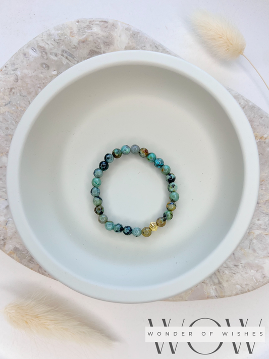 Naturstein Grüner Jade Baby Armband