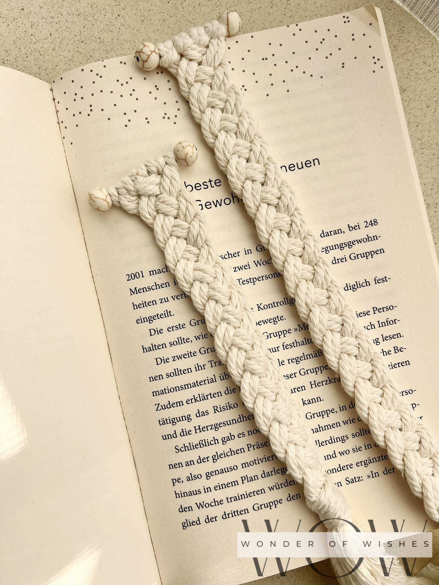 Makramee Lesezeichen