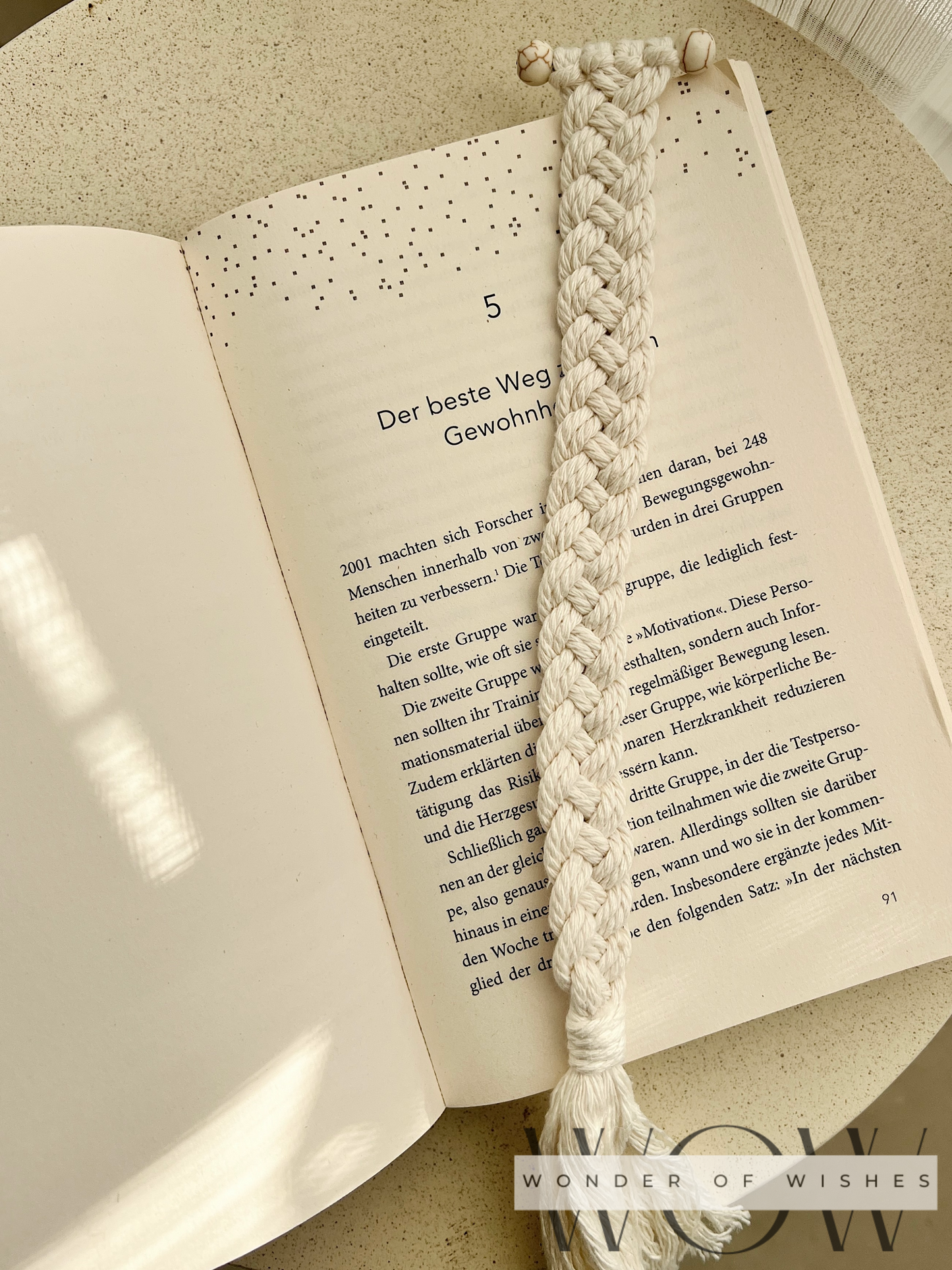 Makramee Lesezeichen