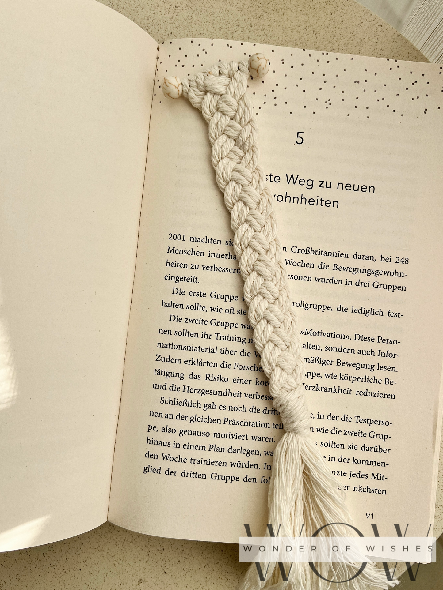 Makramee Lesezeichen