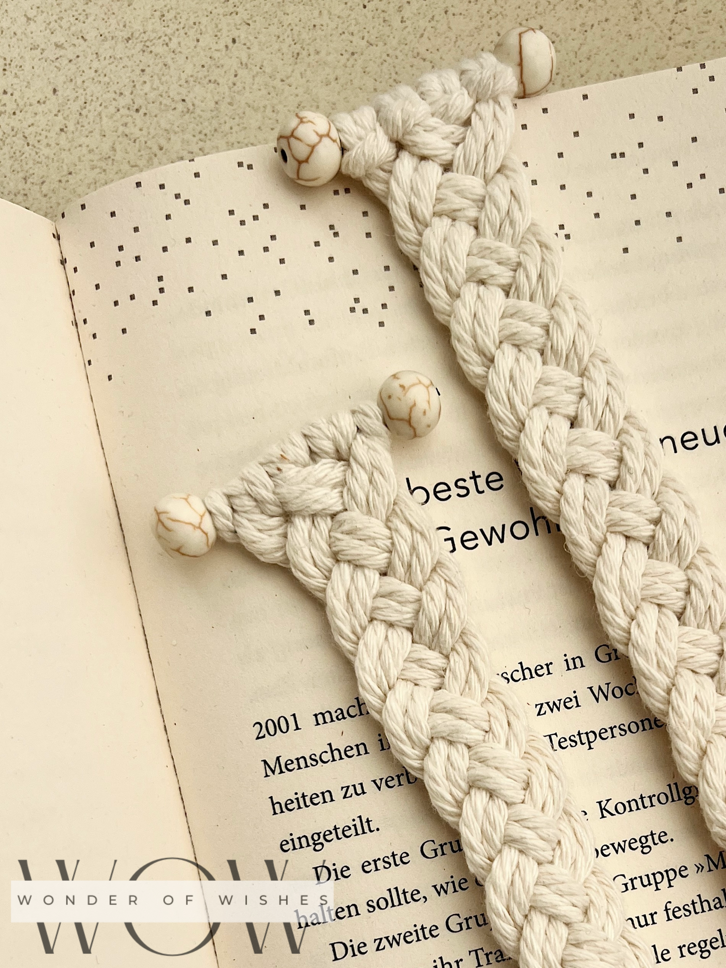 Makramee Lesezeichen