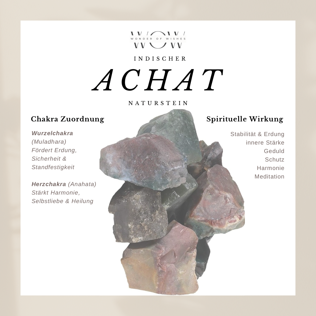 Naturstein Achat Herren Armband