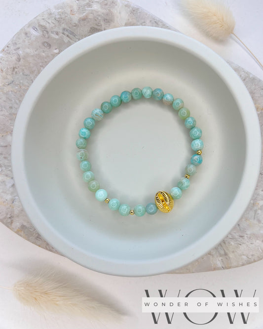 Naturstein Amazonit Frauen Armband
