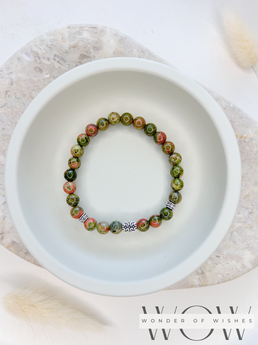 Naturstein Jasper Frauen Armband