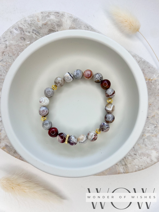 Naturstein Jasper Frauen Armband