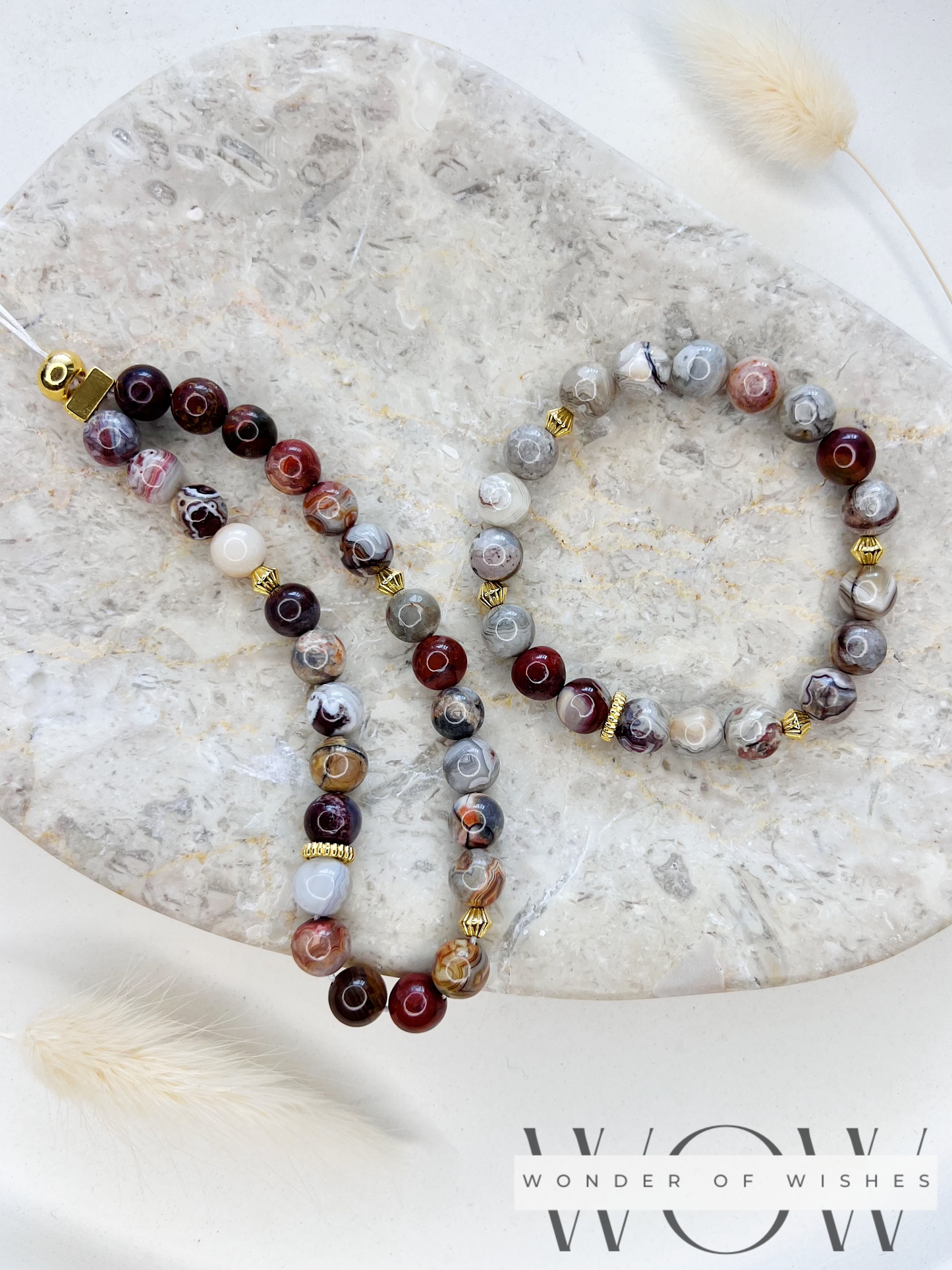 Naturstein Jasper Handykette