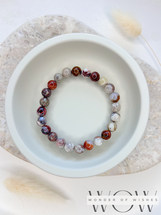 Naturstein Jasper Herren Armband