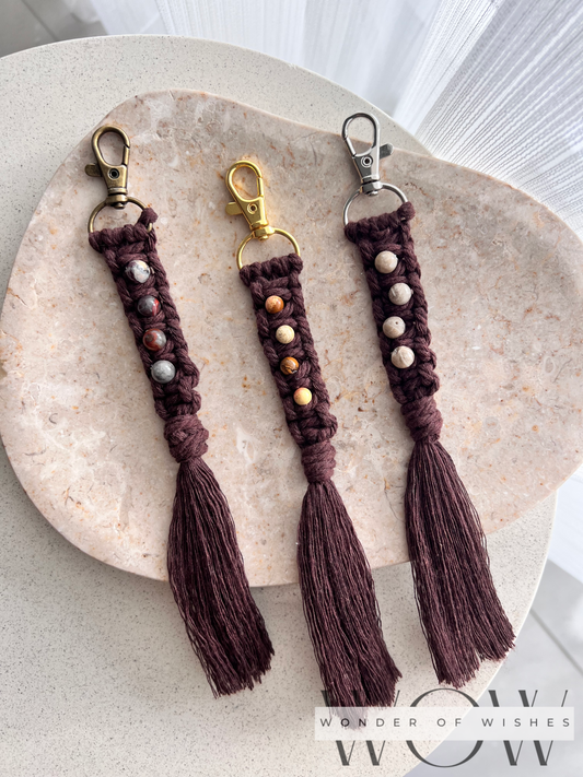 Makramee Schlüsselanhänger