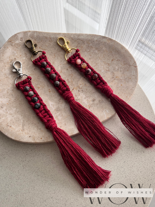 Makramee Schlüsselanhänger